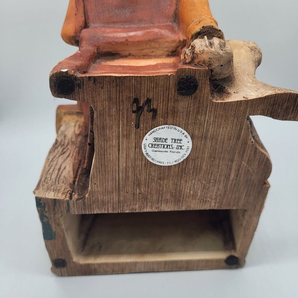 Vintage 1988 THE BOSS Sleeping Cowboy Resin Desk Figurine - Picture 6 of 6